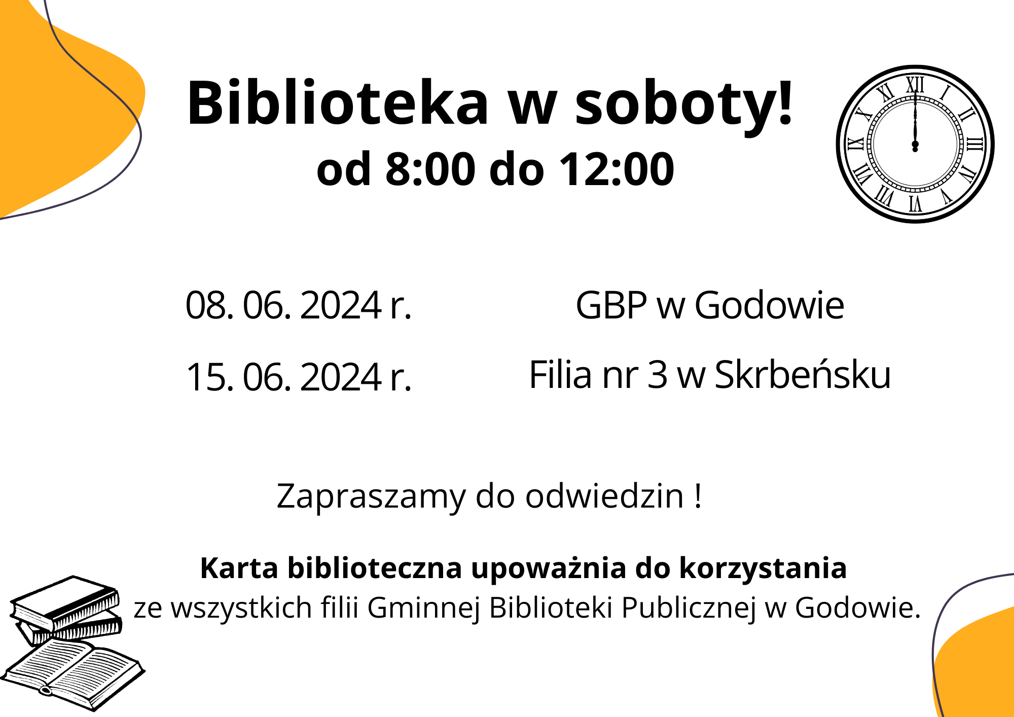 Biblioteka w soboty